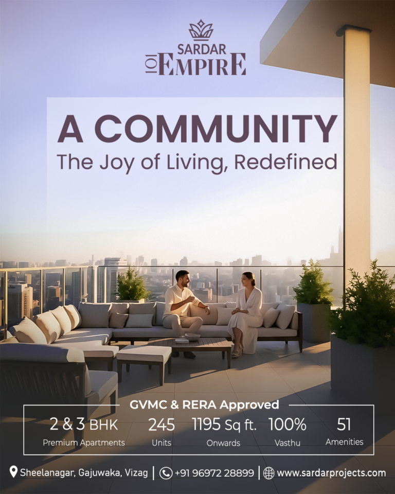 2 & 3 BHK homes in Gajuwaka